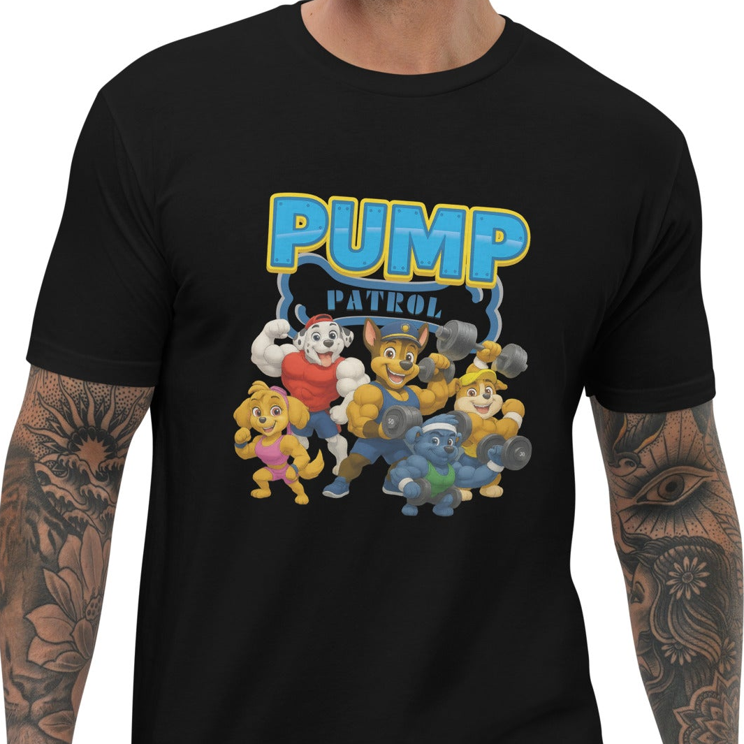 "Pump Patrol" Gym Shirt Men - Sport-fit T-shirt