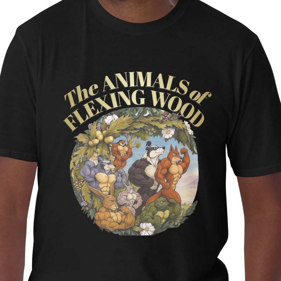 "The Animals Of Flexing Forest" Gym Shirt - Unisex
