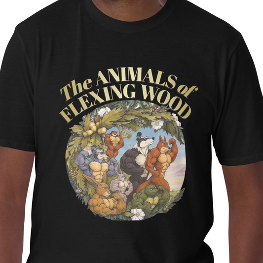 "The Animals Of Flexing Forest" Gym Shirt - Unisex