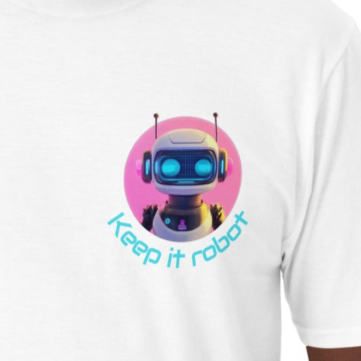 Soft & Lightweight Unisex T-Shirt "KEEP IT ROBOT" | 100% Combed Cotton with a Perfect Stretch Fit "ROBOT"