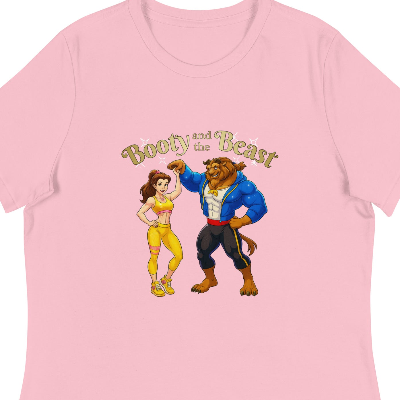"Booty and the Beast" - Women's Relaxed Gym T-Shirt
